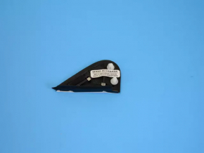 Left triangle fender cap molding for a 1993 Dodge Dart