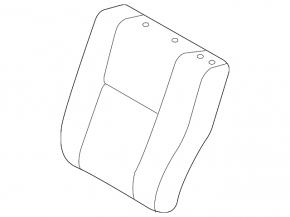 Rear seat, 2nd row, Toyota Prius 20 04-09, beige cloth, for cleaning
