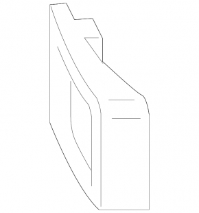 Front Bumper Absorber Left Honda Insight 19-22