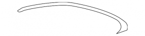 Upper rear right door molding for Lexus ES350 2007-2012, chrome
