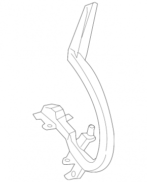 Left trunk lid hinge for Audi A4 B9 17-20