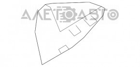 Plug for outer handle front left Mercedes GLC 16-22