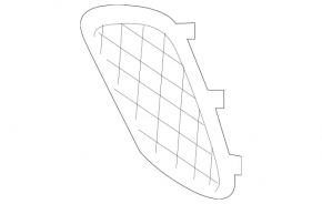 Front bumper grille right Mercedes GLA 15-17