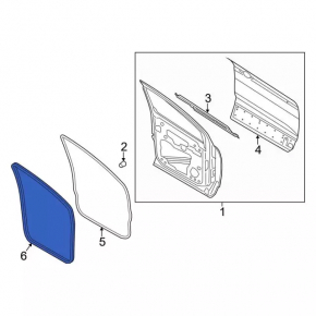 Door seal front right Ford Escape MK3 13-