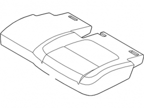 Rear row of seats 2 row Ford Explorer 11-15