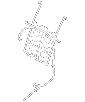 Driver's Seat Back Support Ford Fusion mk5 13-16
