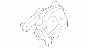 Actuator motor heater drive ventilation Mazda 3 14-18 BM