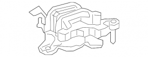 Right engine mount for Toyota Avalon 19-22 3.5