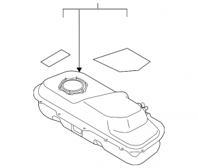 Mitsubishi Outlander 18-22 PHEV Fuel Tank