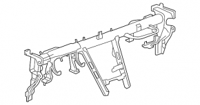 Under-torpedo pipe reinforcement Chevrolet Malibu 13-15