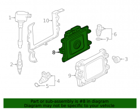 Block ECU engine computer Honda CRV 20-22 1.5 AWD