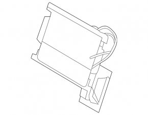 Lumbar support for passenger seat with pump BMW 3 F30 15-18