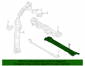 TV lower bar Toyota Venza 21-