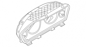 Instrument cluster BMW 3 F30 12-18 without projection 123k