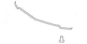 Hood seal Acura MDX 14-16 prerest