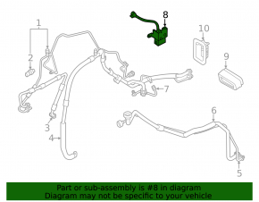 Mitsubishi Outlander 18-18 PHEV Air Conditioning Valve