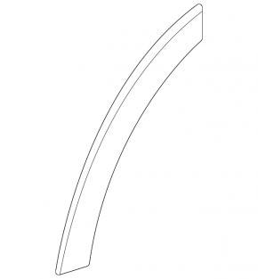 Rear left fender arch trim Infiniti QX60 22-26