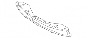 Rear bumper reinforcement Hyundai Santa FE Sport 17-18 rest usa