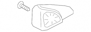Side mirror plug front left Kia Forte 19-24 without tweeter