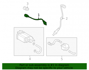 Second rear lambda probe for Toyota Avalon 2012