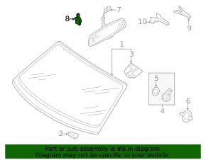 Rain sensor VW Tiguan 18-21