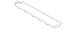 Lower radiator duct for Porsche Cayenne 19-23 2.9, 4.0