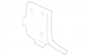 Mercedes CLA 20-26 rear bumper towing hook cap