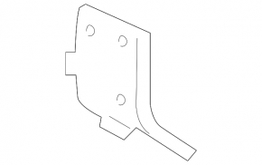 Mercedes CLA 20-26 rear bumper towing hook cap