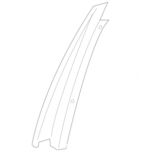 Mercedes S-class W221 front right rear side door trim