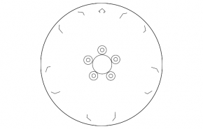 Wheel disk R18 x 7.5J ET42 Mercedes X247 GLB 20-26