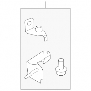 Upper rear right door hinge for Ford Escape MK3 13-19