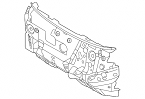 Soundproofing of the engine shield of the Ford Mustang Mach-E 21-26 interior, black
