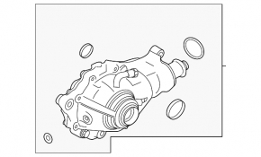 Front axle for Land Rover Range Rover Velar 18-20 2.0T, 3.0T