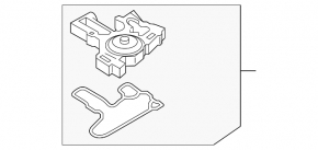 Crankcase ventilation membrane Audi A6 C7 12-18
