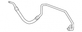 Cooling pipes of automatic transmission Chevrolet Cruze 16- complete with valve