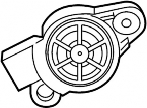 Speaker door rear left Nissan Leaf 18-