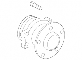 Rear left hub Subaru Forester 19- SK Febest