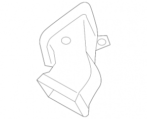 Cooling air duct VVB Kia Niro 20-22 HEV outlet