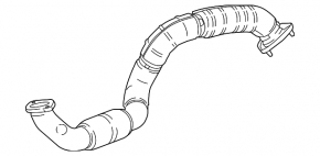 Chevrolet Cruze 16- exhaust pipe