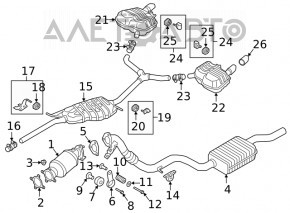 Catalyst Audi A4 B9 19-21 2.0T