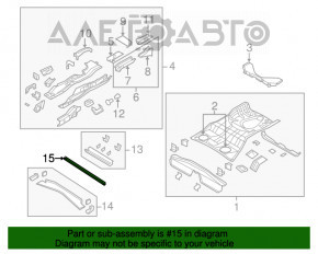 Jeep Patriot 11-17 Rear Seat Strut