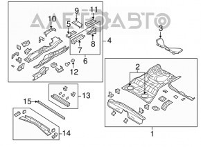 Jeep Patriot 11-17 Rear Seat Strut