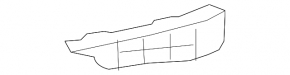Left front bumper mount for Toyota RAV4 06-12