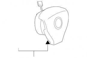 Airbag in steering wheel driver VW Tiguan 10-17 type 2