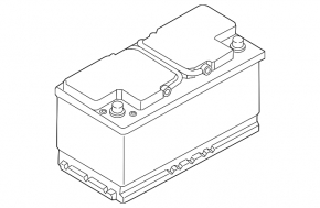 Battery 12v BMW X3 G01 18- 106Ah 950A Euro AGM +-Reverse EXIDE