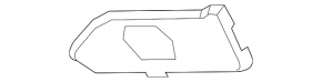 Front bumper fog light frame, right, Nissan Altima 19-22