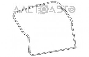 Lexus RX350 RX450h 10-15 trunk door rubber seal
