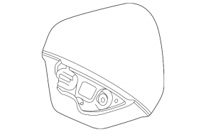 Subaru Solterra 23-24 bare charging port cover