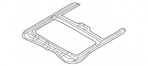 Hatch mechanism frame Hyundai Ioniq 17-22
