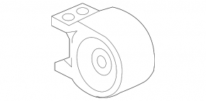 Lower control arm silent block front left GMC Terrain 18-